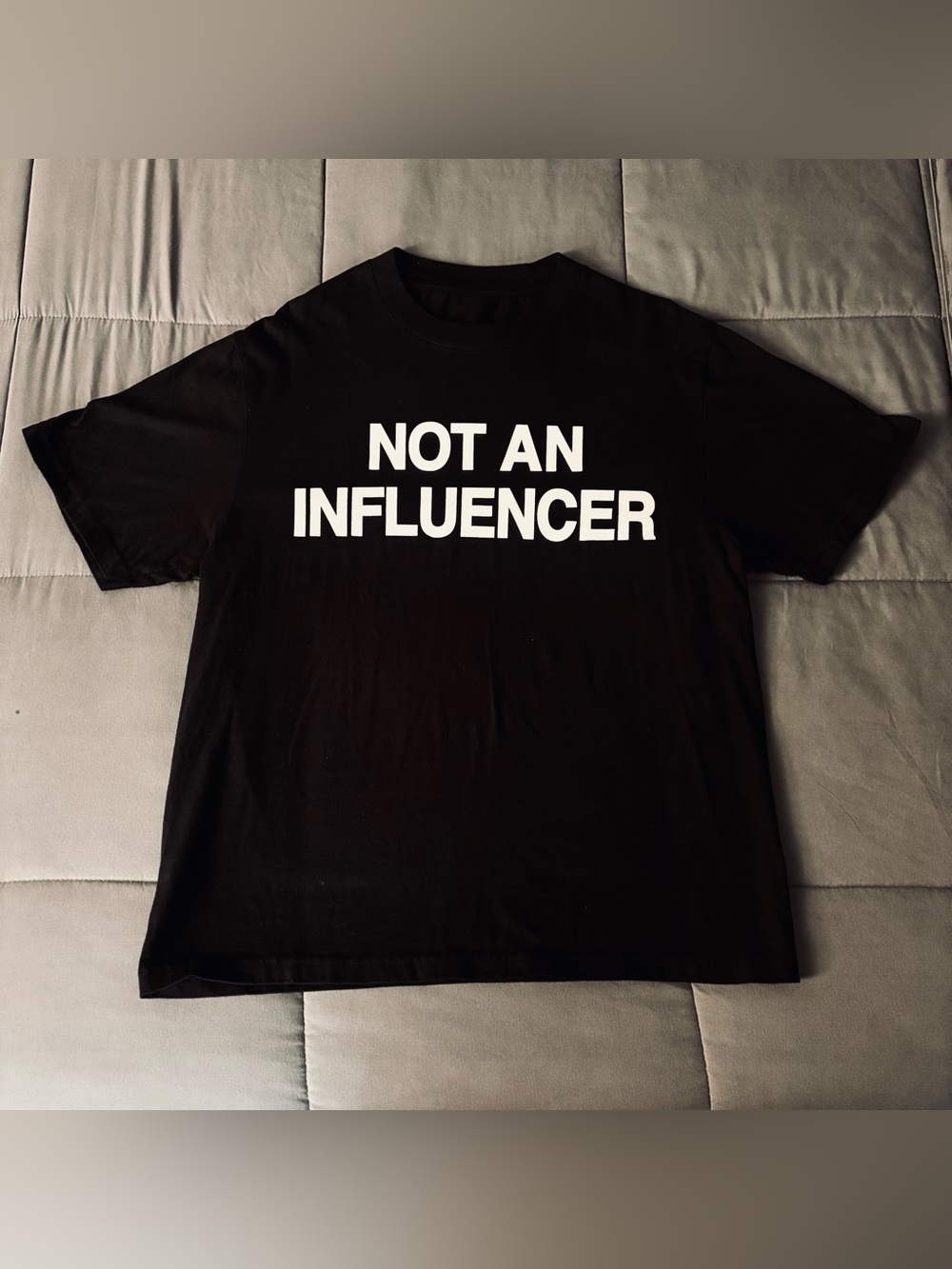 NOT AN INFLUENCER OG Black Tee